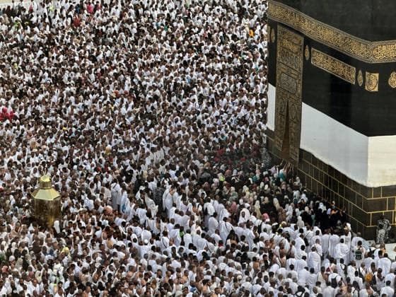 Muslim visit the holy sites ahead of the Hajj pilgrimage in Mecca MECCA, SAUDI ARABIA - MAY 20: Muslim from various countries around the world who come to perform the Hajj, circumambulate the Masjid al-Haram ahead of the Hajj pilgrimage in Mecca, Saudi Arabia on May 20, 2026. Ali Atmaca Anadolu Mecca Saudi Arabia. Editorial use only. Please get in touch for any other usage.  Copyright: x2026xAnadoluxAlixAtmacax