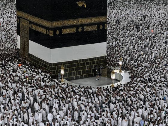 Muslim visit the holy sites ahead of the Hajj pilgrimage in Mecca MECCA, SAUDI ARABIA - MAY 20: Muslim from various countries around the world who come to perform the Hajj, circumambulate the Masjid al-Haram ahead of the Hajj pilgrimage in Mecca, Saudi Arabia on May 20, 2026. Ali Atmaca Anadolu Mecca Saudi Arabia. Editorial use only. Please get in touch for any other usage.  Copyright: x2026xAnadoluxAlixAtmacax