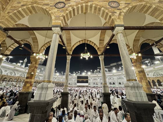 Muslim visit the holy sites ahead of the Hajj pilgrimage in Mecca MECCA, SAUDI ARABIA - MAY 20: Muslim from various countries around the world who come to perform the Hajj, circumambulate the Masjid al-Haram ahead of the Hajj pilgrimage in Mecca, Saudi Arabia on May 20, 2026. Ali Atmaca Anadolu Mecca Saudi Arabia. Editorial use only. Please get in touch for any other usage.  Copyright: x2026xAnadoluxAlixAtmacax