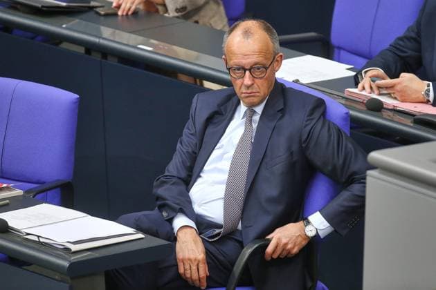 Berlin, Deutschland, 21.05.2026: Deutscher Bundestag: 80. Bundestagssitzung: Bundeskanzler Friedrich Merz (CDU) *** Berlin, Germany, 21 05 2026 German Bundestag 80 Bundestag session Federal Chancellor Friedrich Merz CDU Copyright: xdtsxNachrichtenagenturx dts_119704