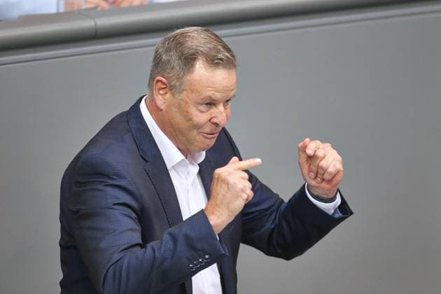 Berlin, Deutschland, 21.05.2026: Deutscher Bundestag: 80. Bundestagssitzung: Christian Görke, Linke *** Berlin, Germany, 21 05 2026 German Bundestag 80 Bundestag session Christian Görke, Left Party Copyright: xdtsxNachrichtenagenturx dts_119700