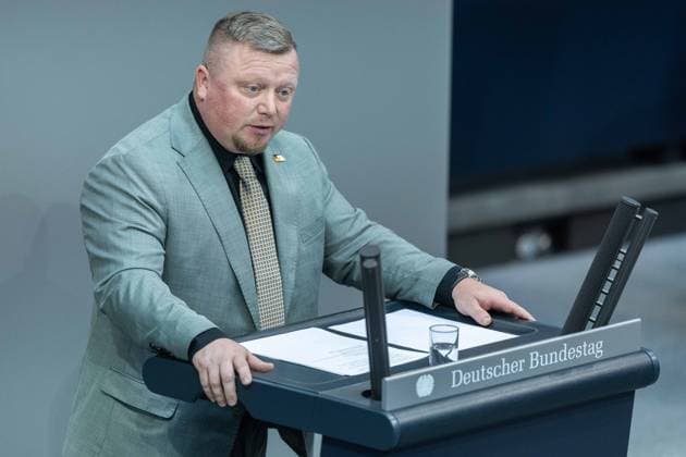 80. Sitzung des Deutschen Bundestages am 21.05.2026 im Plenarsaal des Reichstagsgebäudes in Berlin Thomas Korell ( MdB Alternative für Deutschland AfD ) *** 80th session of the German Bundestag on 21 05 2026 in the plenary chamber of the Reichstag building in Berlin Thomas Korell MdB Alternative for Germany AfD xJRx
