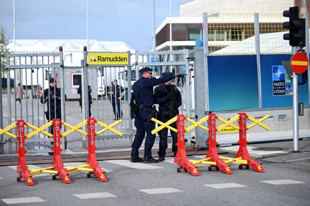 Security measures taken ahead of NATO Foreign Ministers Meeting in Sweden HELSINGBORG, SWEDEN - MAY 21: Strict security measures are taken in the area ahead of the NATO Foreign Ministers Meeting in Helsingborg, Sweden on May 21, 2026. Dursun Aydemir Anadolu Helsingborg Sweden. Editorial use only. Please get in touch for any other usage.  Copyright: x2026xAnadoluxDursunxAydemirx