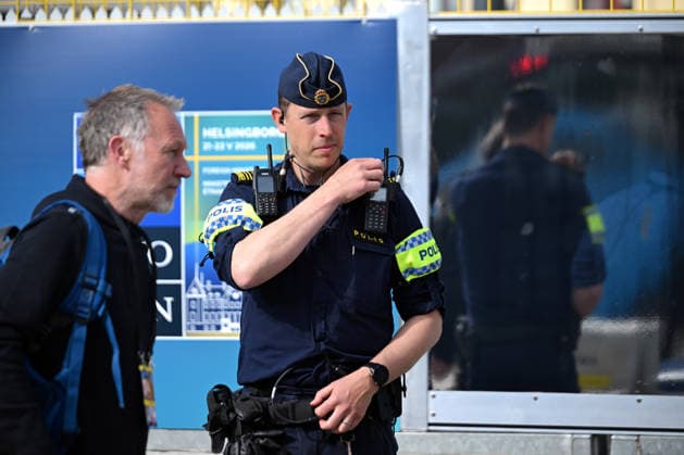 Security measures taken ahead of NATO Foreign Ministers Meeting in Sweden HELSINGBORG, SWEDEN - MAY 21: Strict security measures are taken in the area ahead of the NATO Foreign Ministers Meeting in Helsingborg, Sweden on May 21, 2026. Dursun Aydemir Anadolu Helsingborg Sweden. Editorial use only. Please get in touch for any other usage.  Copyright: x2026xAnadoluxDursunxAydemirx