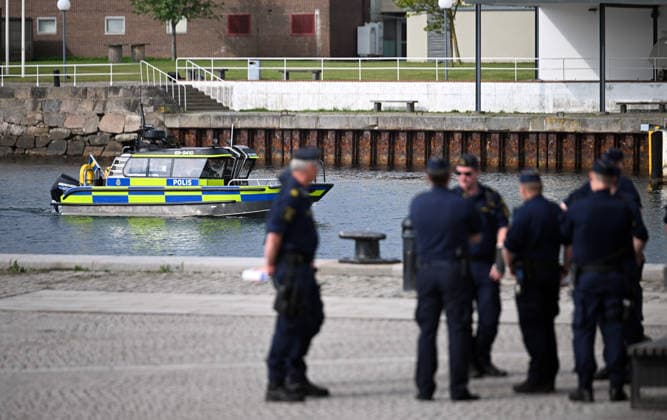 Security measures taken ahead of NATO Foreign Ministers Meeting in Sweden HELSINGBORG, SWEDEN - MAY 21: Strict security measures are taken in the area ahead of the NATO Foreign Ministers Meeting in Helsingborg, Sweden on May 21, 2026. Dursun Aydemir Anadolu Helsingborg Sweden. Editorial use only. Please get in touch for any other usage.  Copyright: x2026xAnadoluxDursunxAydemirx
