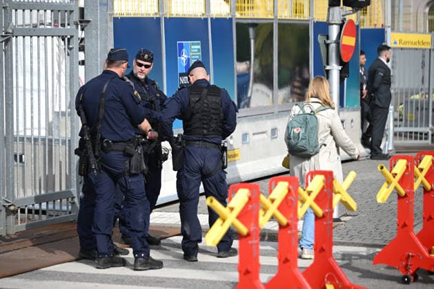 Security measures taken ahead of NATO Foreign Ministers Meeting in Sweden HELSINGBORG, SWEDEN - MAY 21: Strict security measures are taken in the area ahead of the NATO Foreign Ministers Meeting in Helsingborg, Sweden on May 21, 2026. Dursun Aydemir Anadolu Helsingborg Sweden. Editorial use only. Please get in touch for any other usage.  Copyright: x2026xAnadoluxDursunxAydemirx