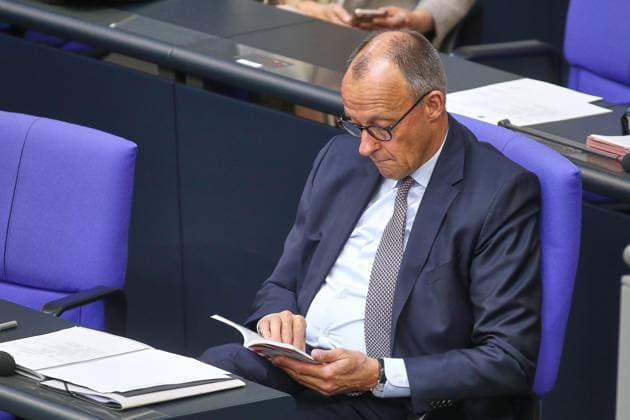 Berlin, Deutschland, 21.05.2026: Deutscher Bundestag: 80. Bundestagssitzung: Bundeskanzler Friedrich Merz (CDU) *** Berlin, Germany, 21 05 2026 German Bundestag 80 Bundestag session Federal Chancellor Friedrich Merz CDU Copyright: xdtsxNachrichtenagenturx dts_119709