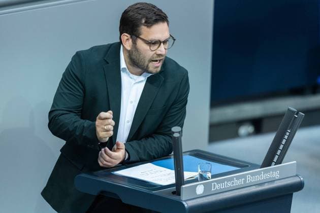 80. Sitzung des Deutschen Bundestages am 21.05.2026 im Plenarsaal des Reichstagsgebäudes in Berlin Daniel Baldy ( MdB Sozialdemokratische Partei Deutschlands SPD ) *** 80th session of the German Bundestag on 21 05 2026 in the plenary chamber of the Reichstag building in Berlin Daniel Baldy MdB Social Democratic Party of Germany SPD xJRx