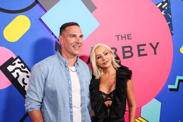 The Abbey 35th Anniversary Party WEST HOLLYWOOD, LOS ANGELES, CALIFORNIA, USA - MAY 20: Tristan Schukraft, Christina Aguilera arrive at The Abbey 35th Anniversary Party held at The Abbey Food and Bar on May 20, 2026 in West Hollywood, Los Angeles, California, United States. West Hollywood The Abbey Food and Bar California United States Copyright: xXavierxCollin ImagexPressxAgencyx