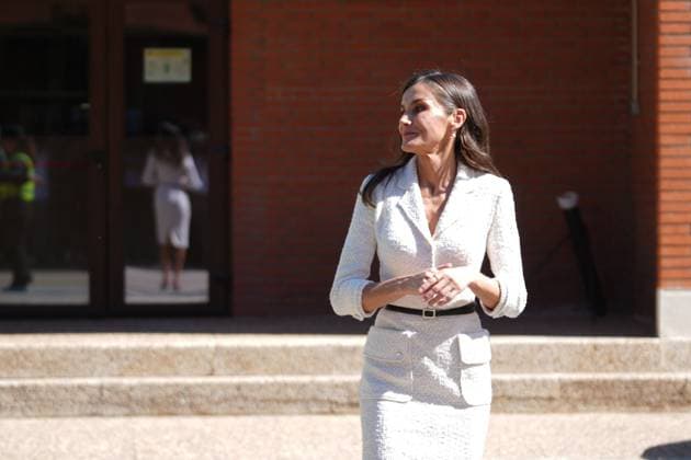 Spanish Queen Letizia during a visit to Civil Guards Officers Academy (Academia de Oficiales de la Guardia Civil) in Madrid on Thursday, 21 May 2026 Cordon Press 