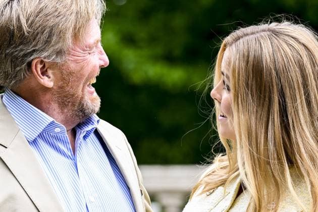 Royal Family Spring Photo Session - The Hague King Willem-Alexander with Princess Amalia during spring photo session 2026 at Clingendael in The Hague, Netherlands on May 21, 2026. Photo by NL Beeld Patrick van Emst Bruno Press ABACAPRESS.COM The Hague Netherlands  Copyright: xBrunoxPress ABACAx