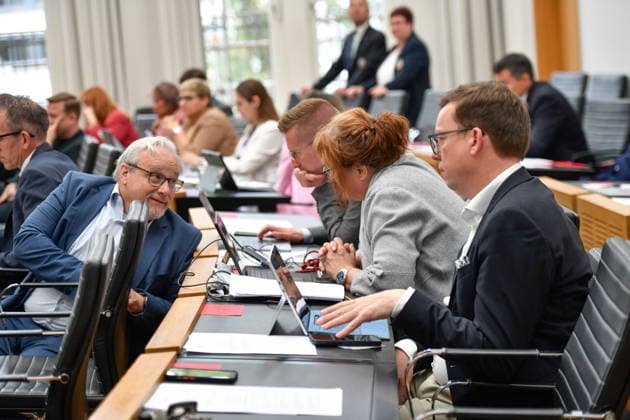 Es fand die Plenarsitzung im Saarbrücker Landtag am Mittwoch (20.05.2026) statt. Im Bild: *** The plenary session took place in the Saarbrücken state parliament on Wednesday 20 05 2026 In the picture bub