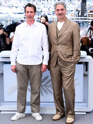 IPA84929619 - Cannes, 79th Cannes Film Festival 2025 - day 10.photocall of La Bataille De Gaulle: L Ã‚ge De Fer (De Gaulle: Tilting Iron). Pictured are Antonin Baudry, Simon Abkarian  Copyright: xAlbertoxTerenghix xPoolxPhotoxEventsx07x 84929619