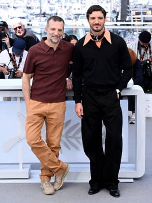 IPA84929788 - Cannes, 79th Cannes Film Festival 2025 - day 10.photocall of La Bataille De Gaulle: L Ã‚ge De Fer (De Gaulle: Tilting Iron). Pictured are Niels Schneider, Mathieu Kassovitz  Copyright: xAlbertoxTerenghix xPoolxPhotoxEventsx07x 84929788