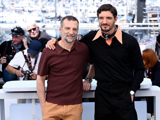 IPA84929792 - Cannes, 79th Cannes Film Festival 2025 - day 10.photocall of La Bataille De Gaulle: L Ã‚ge De Fer (De Gaulle: Tilting Iron). Pictured are Niels Schneider, Mathieu Kassovitz  Copyright: xAlbertoxTerenghix xPoolxPhotoxEventsx07x 84929792