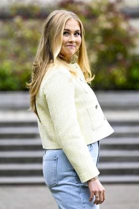 Den Haag, The Netherlands, 2026-05-21 11:50:55 THE HAGUE, 21-05-2026, Clingendael Spring Royal House photo session 2026 at Clingendael in The Hague PHOTO: NLBeeldIn the photo: Princess Amalia Credit: NL Beeld Patrick van Emst  Copyright: xx x