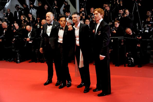 Ira Sachs, Rami Malek, Tom Sturridge und Luther Ford bei der Premiere des Kinofilms The Man I Love auf dem Festival de Cannes 2026 79. Internationale Filmfestspiele von Cannes im Palais des Festivals. Cannes, 20.05.2026 *** Ira Sachs, Rami Malek, Tom Sturridge and Luther Ford at the premiere of the feature film The Man I Love at the Festival de Cannes 2026 79 Cannes International Film Festival at the Palais des Festivals Cannes, 20 05 2026 Foto:xD.xBedrosianx xFuturexImagex man_6534
