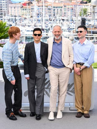 IPA84931171 - Cannes, 79th Cannes Film Festival 2025 - day 10.photocall of The Man I love In photo: Luther Ford, Rami Malek, Ira Sachs and Tom Sturridge  Copyright: xAlbertoxTerenghix xPoolxPhotoxEventsx07x 84931171