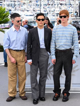 IPA84931193 - Cannes, 79th Cannes Film Festival 2025 - day 10.photocall of The Man I love In photo: Luther Ford, Rami Malek and Tom Sturridge  Copyright: xAlbertoxTerenghix xPoolxPhotoxEventsx07x 84931193