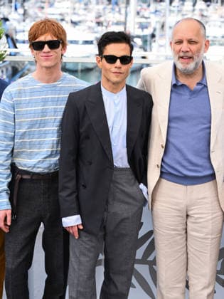 IPA84931164 - Cannes, 79th Cannes Film Festival 2025 - day 10.photocall of The Man I love In photo: Luther Ford, Rami Malek, Ira Sachs  Copyright: xAlbertoxTerenghix xPoolxPhotoxEventsx07x 84931164