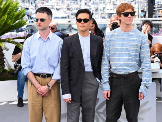 IPA84931205 - Cannes, 79th Cannes Film Festival 2025 - day 10.photocall of The Man I love In photo: Luther Ford, Rami Malek and Tom Sturridge  Copyright: xAlbertoxTerenghix xPoolxPhotoxEventsx07x 84931205