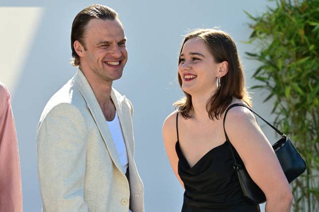 Darta Cirule and Kaspars Dumburs pose for a photocall for the film Ula Ulya at the 79th Cannes Film Festival at the Palais des Festivals on May 21, 2026 in Cannes, France Romain Doucelin Agency Bestimage Cannes France  Copyright: xRomainxDoucelinx xBestimagexRomainxDoucelinx xBestimagex