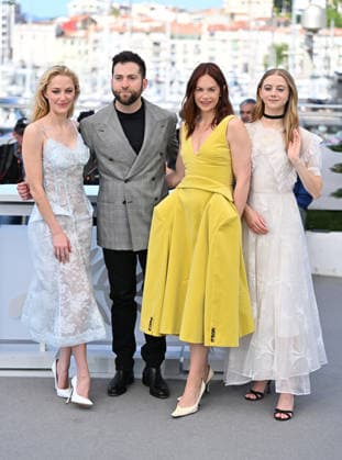 79th Cannes Film Festival: Victorian Psycho photocall CANNES, FRANCE - MAY 21: US actress Maika Monroe, US producer Zachary Wigon, British actress Ruth Wilson and British actress Evie Templeton pose during a photocall for the film Victorian Psycho at the 79th edition of the Cannes Film Festival in Cannes, France on May 21, 2026. Mustafa Yalcin Anadolu Cannes France. Editorial use only. Please get in touch for any other usage.  Copyright: x2026xAnadoluxMustafaxYalcinx