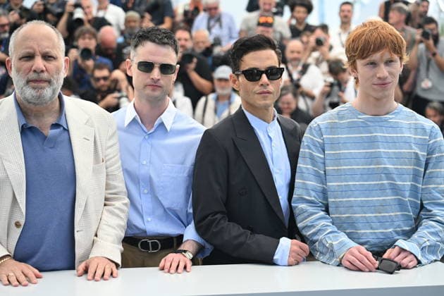 79ème Festival International du Film de Cannes Photocall with cast of The Man I love 79th International Cannes Film Festival Photocall with cast of The Man I love movie 456580 2026 05 21 France Sachs, Ira Malek, Rami Sturridge, Tom Ford, Luther  Copyright: xSergexArnalx xStarfacex STAR_456580_002