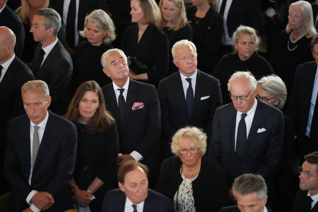 Stein Erik Hagen bisettes fra Oslo domkirke Oslo 20260521. Christen Sveaas og Bengt A. Rem under Stein Erik Hagens bisettelse i Oslo domkirke torsdag. Foto: Ole Berg-Rusten NTB POOL Oslo Norge iPaB8HMniTM EDITORIAL USE ONLY Ref:_POL_BUSiPaB8HMniTM.jpg *** Stein Erik Hagens funeral from Oslo Cathedral Oslo 20260521 Christen Sveaas and Bengt A Rem during Stein Erik Hagens funeral in Oslo Cathedral on Thursday Photo Ole Berg Rusten NTB POOL Oslo Norway iPaB8HMniTM EDITORIAL USE ONLY Ref POL BUSiPaB8HMniTM jpg  Copyright: xOlexBerg-Rustenx xNTBx