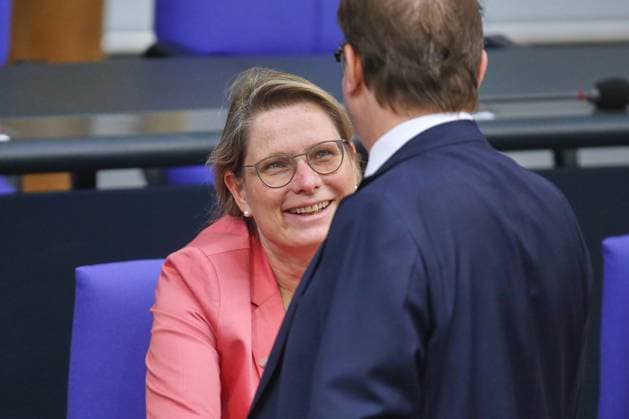 Berlin, Deutschland, 21.05.2026: Deutscher Bundestag: 80. Bundestagssitzung: Bundesministerin der Justiz und für Verbraucherschutz Stefanie Hubig (SPD) und Bundesminister des Innern Alexander Dobrindt (CSU) *** Berlin, Germany, 21 05 2026 German Bundestag 80 Bundestag session Federal Minister of Justice and Consumer Protection Stefanie Hubig SPD and Federal Minister of the Interior Alexander Dobrindt CSU Copyright: xdtsxNachrichtenagenturx dts_119828