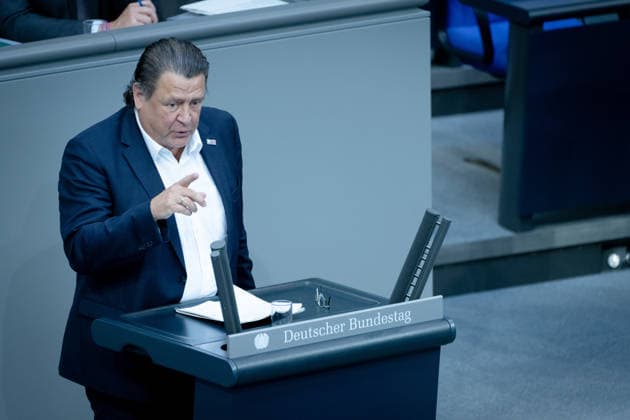 Bundestag, Stephan Brandner, AfD Reichstagsgebäude, Bundestag, Sitzungswoche, Stephan Brandner, AfD Berlin Berlin GER *** Bundestag, Stephan Brandner, AfD Reichstag building, Bundestag, session week, Stephan Brandner, AfD Berlin GER