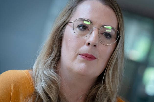 Bundestag, Katharina Dröge, Bündnis 90 Die Grünen Reichstagsgebäude, Bundestag, Sitzungswoche, Katharina Dröge, Bündnis 90 Die Grünen Berlin Berlin GER *** Bundestag, Katharina Dröge, Bündnis 90 Die Grünen Reichstag building, Bundestag, session week, Katharina Dröge, Bündnis 90 Die Grünen Berlin Berlin GER