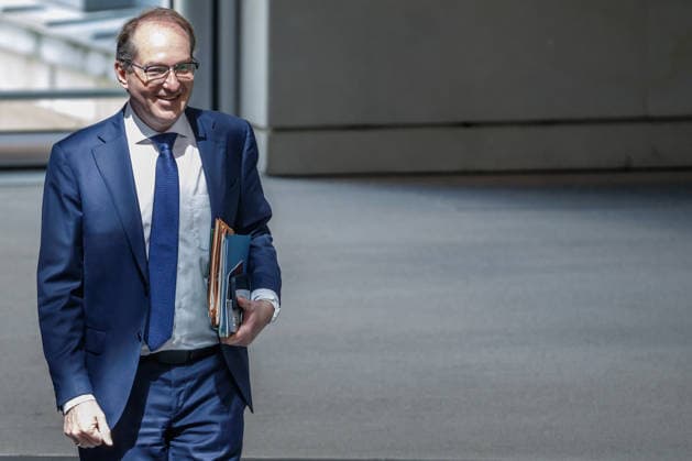 Bundestag Alexander Dobrindt (CSU), Bundesinnenminister im Deutschen Bundestag am 21.05.26 in Berlin. Berlin Berlin Deutschland Bundestag *** Bundestag Alexander Dobrindt CSU , Federal Minister of the Interior in the German Bundestag on 21 05 26 in Berlin Berlin Berlin Germany Bundestag