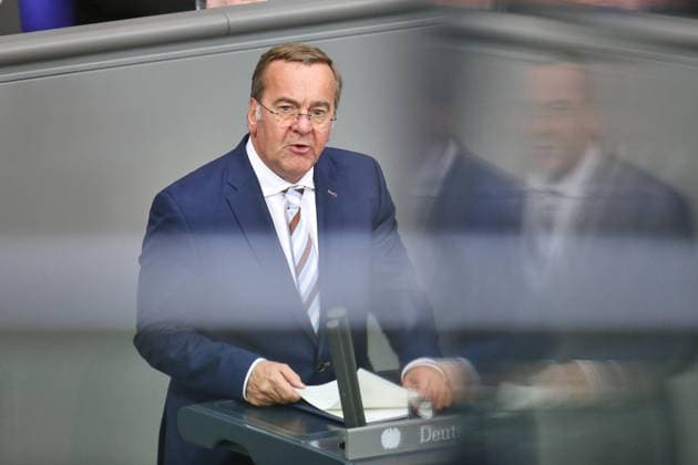 Berlin, Deutschland, 21.05.2026: Deutscher Bundestag: 80. Bundestagssitzung: Bundesminister der Verteidigung Boris Pistorius (SPD) *** Berlin, Germany, 21 05 2026 German Bundestag 80 Bundestag session Federal Minister of Defense Boris Pistorius SPD Copyright: xdtsxNachrichtenagenturx dts_119836