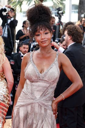 Yaya DaCosta Montée des marches du film La bola negra lors du 79ème Festival International du Film de Cannes, le 21 mai 2026 Jacovides Moreau Bestimage Red carpet for La bola negra at the 79th Cannes International Film Festival on May 21, 2026 Cannes France  Copyright: xJACOVIDES-MOREAUx xBESTIMAGExJACOVIDES-MOREAUx xBESTIMAGEx