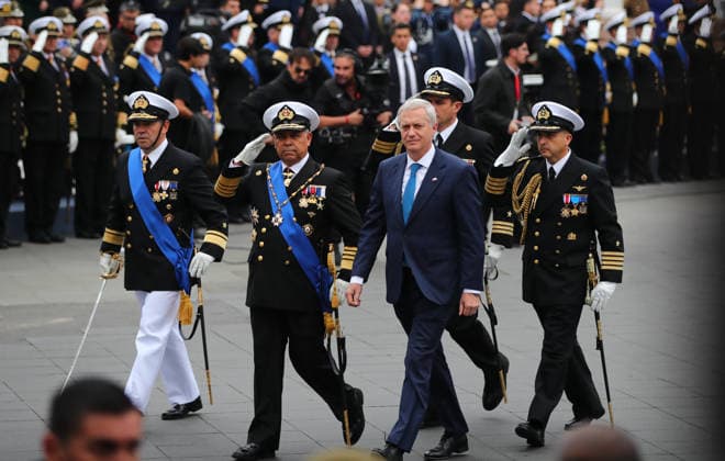 Valparaiso, May 21, 2026 President JosÃ Antonio Kast, heads the May 21 commemoration ceremony at the Plaza Sotomayor in Valparaiso Manuel Lema Aton Chile, Valparaiso Chile Aton 1157624  Copyright: MANUELxLEMA ATONxCHILE