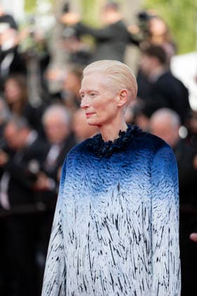 Cannes La Bola Negra Red Carpet EB Tilda Swinton attends the La Bola Negra screening during the 79th annual Cannes Film Festival at Palais des Festivals on May 21, 2026 in Cannes, France. Photo by Eliot Blondet ABACAPRESS.COM Cannes France France  Copyright: xBlondetxEliot ABACAx