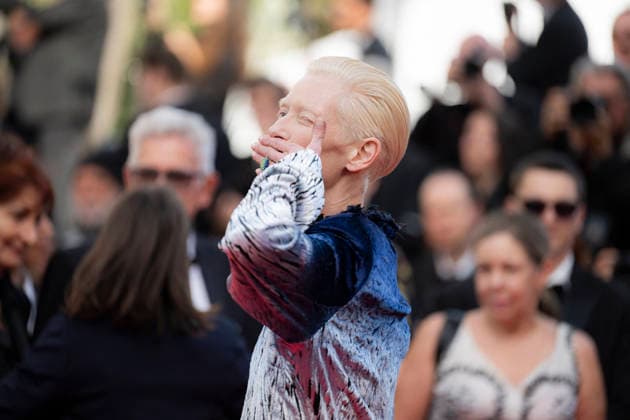 Cannes La Bola Negra Red Carpet EB Tilda Swinton attends the La Bola Negra screening during the 79th annual Cannes Film Festival at Palais des Festivals on May 21, 2026 in Cannes, France. Photo by Eliot Blondet ABACAPRESS.COM Cannes France France  Copyright: xBlondetxEliot ABACAx