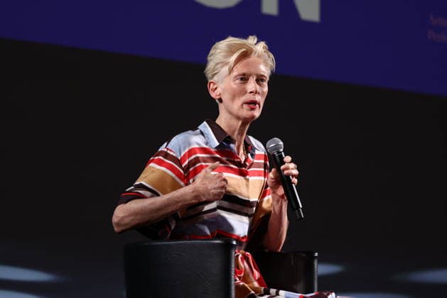 Masterclass with Tilda Swinton during the 79th Cannes International Film Festival on May 21, 2026 Valentina Claret Pool Bestimage Tilda Swinton at her masterclass during the 79th Cannes International Film Festival on May 21, 2026 Cannes France  Copyright: xValentinaxClaretx xPoolx xBestimagexValentinaxClaretx xPoolx xBestimagex