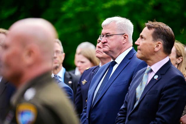 Andrii Sybiha, Minister of Foreign Affairs of Ukraine, listens to a speech by the King of Sweden, before a dinner at Sofiero Castle in Helsingborg, Sweden, on Thursday May 21 2026, during the NATO Foreign Ministers meeting. HELSINGBORG SWEDEN x50090x *** Andrii Sybiha, Minister of Foreign Affairs of Ukraine, listens to a speech by the King of Sweden, before a dinner at Sofiero Castle in Helsingborg, Sweden, on Thursday May 21 2026, during the NATO Foreign Ministers meeting HELSINGBORG SWEDEN x50090x  Copyright: xJohanxNilsson TTx NATO FOREIGN MINISTERS MEETING SWEDEN 1mAkNjqZPvY