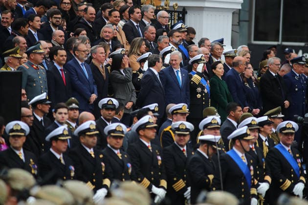 Valparaiso, May 21, 2026 President JosÃ Antonio Kast, heads the May 21 commemoration ceremony at the Plaza Sotomayor in Valparaiso Manuel Lema Aton Chile, Valparaiso Chile Aton 1157812  Copyright: MANUELxLEMA ATONxCHILE