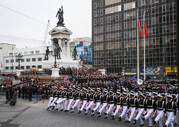 Valparaiso, May 21, 2026 President JosÃ Antonio Kast, heads the May 21 commemoration ceremony at the Plaza Sotomayor in Valparaiso Manuel Lema Aton Chile, Valparaiso Chile Aton 1157816  Copyright: MANUELxLEMA ATONxCHILE