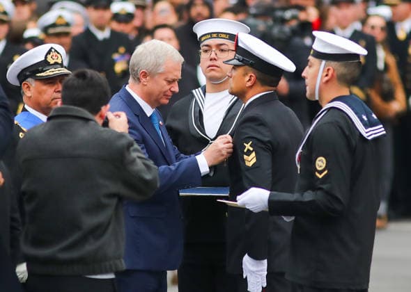 News Bilder des Tages Valparaiso, May 21, 2026 President JosÃ Antonio Kast, heads the May 21 commemoration ceremony at the Plaza Sotomayor in Valparaiso Manuel Lema Aton Chile, Valparaiso Chile Aton 1157829  Copyright: MANUELxLEMA ATONxCHILE