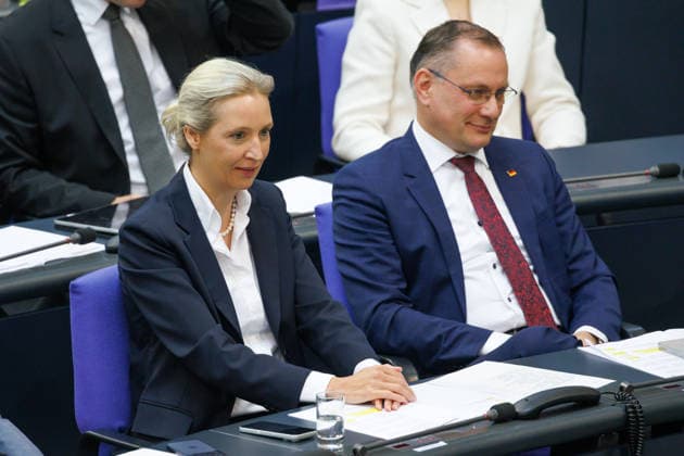 Bundestag Alice Weidel (AfD) im Deutschen Bundestag am 21.05.26 in Berlin. Berlin Berlin Deutschland Bundestag *** Bundestag Alice Weidel AfD in the German Bundestag on 21 05 26 in Berlin Berlin Berlin Germany Bundestag