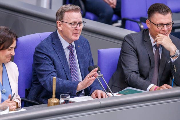 Bundestag Vizepraesident Bodo Ramelow im Deutschen Bundestag am 21.05.26 in Berlin. Berlin Berlin Deutschland Bundestag *** Bundestag Vice-President Bodo Ramelow in the German Bundestag on 21 05 26 in Berlin Berlin Berlin Germany Bundestag