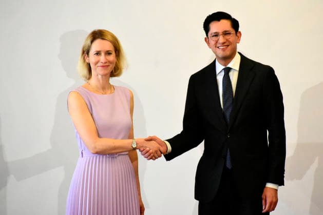 Kaja Kallas, High Representative of the European Union for Foreign Affairs and Security Policy and MexicoÃ¢â‚¬â ¢s Foreign Minister Roberto Velasco Alvarez pose during a press conference at the Ministry of Foreign Affairs, as part of the framework of the official visit of Kaja Kallas to Mexico for the 8th EU-Mexico Summit. on May 21, 2026 in Mexico City, Mexico. Mexico City Mexico - ZUMAe321 20260521_zia_e321_002 Copyright: xLuisxBarronx