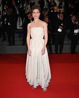 79th Cannes Film Festival: Coward screening CANNES, FRANCE - MAY 21: Belgian director Laura Wandel arrives for the screening of the film Coward at the 79th edition of the Cannes Film Festival in Cannes, France on May 21, 2026. Mustafa Yalcin Anadolu Cannes France. Editorial use only. Please get in touch for any other usage.  Copyright: x2026xAnadoluxMustafaxYalcinx