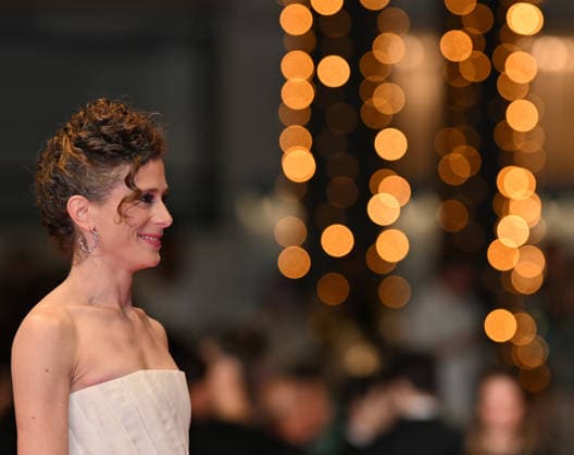 79th Cannes Film Festival: Coward screening CANNES, FRANCE - MAY 21: Belgian director Laura Wandel arrives for the screening of the film Coward at the 79th edition of the Cannes Film Festival in Cannes, France on May 21, 2026. Mustafa Yalcin Anadolu Cannes France. Editorial use only. Please get in touch for any other usage.  Copyright: x2026xAnadoluxMustafaxYalcinx