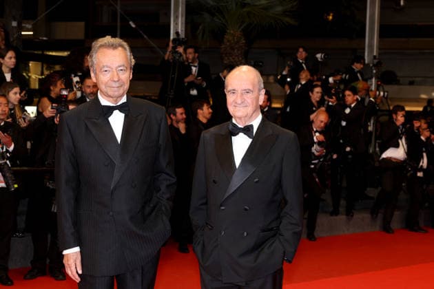 Michel Denisot, Pierre Lescure Montée des marches du film Coward lors du 79ème Festival International du Film de Cannes, le 21 mai 2026 Jacovides Moreau Bestimage Red carpet for Coward at the 79th Cannes International Film Festival on May 21, 2026 Cannes France  Copyright: xJACOVIDES-MOREAUx xBESTIMAGExJACOVIDES-MOREAUx xBESTIMAGEx