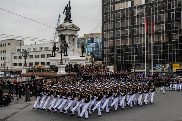 May 21, 2026, Valparaiso, Chile: General view during the 147th commemoration of Naval Glories Day. Commemoration number 147 of Naval Glories Day, with the presence of the president of Chile Jose Antonio Kast, in the city of Valparaiso, Chile. Valparaiso Chile  - ZUMAs197 20260521_aaa_s197_078 Copyright: xCristobalxBasaurexArayax